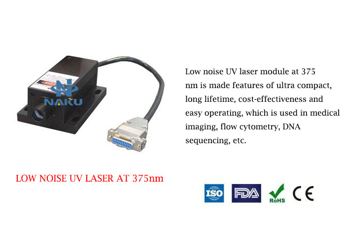 375nm Low Noise UV Laser 50-150mW